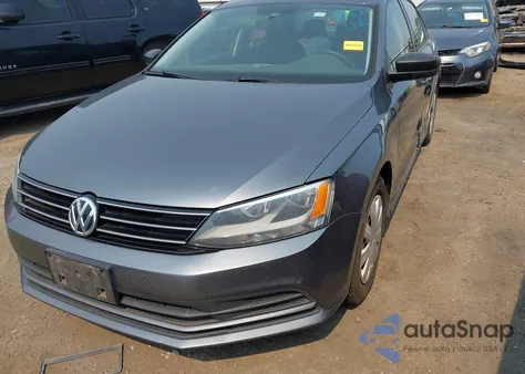 2015 Volkswagen Jetta 2.0L S from USA, damaged, VIN 3VW2K7AJ3FM406313